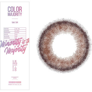 COLOR MAJORITY 1Day Eclair Brun カラーマジョリティー エクレールブラン